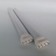 8W AC120V-230V 2G11 4 Pin LED Light Tube Replace Fluorescent Twin Long Tube CFL Bulb Dimmable