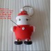 Santa Claus LED Keychain Key Chain Ring with Flashlight Torch & Sound funktion Christmas gift