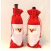 Cute Christmas Santa Claus Wine Bottle Cover For Gift Home Decoration Holiday Party 