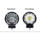 45W/60W Cree LED Work Light Offroad Driving Light Fog Auxiliary Lamp Jeep Boot Yacht 12V 24V IP67 Round